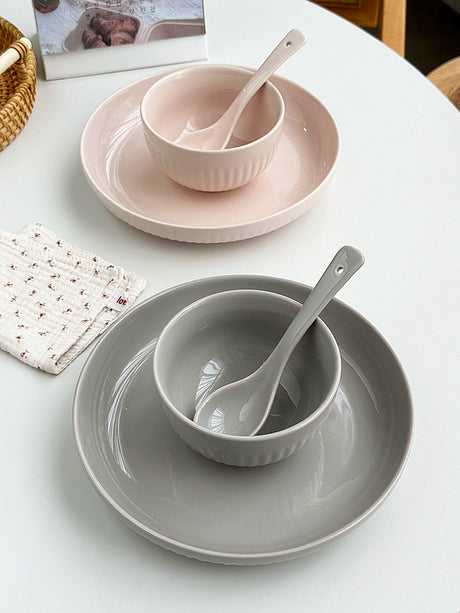 YASUKI Min-Jun Elegant Underglaze Ceramic Tableware Set from YASUKI