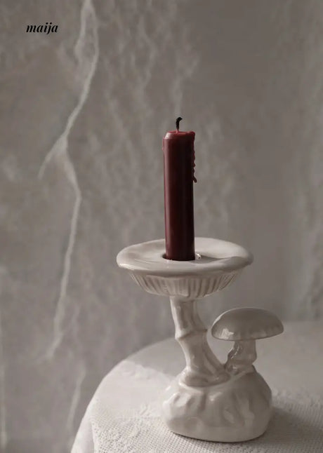Mushroom Ceramic Candle Holder from muse