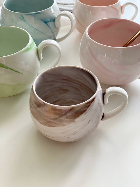 YASUKI Jasper Elegant Nordic Marble Ceramic Cup from YASUKI