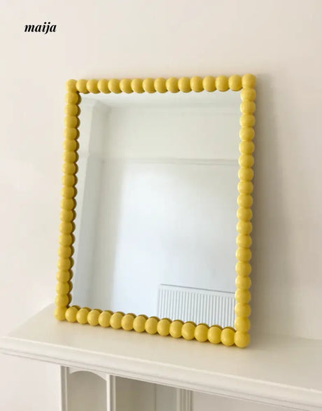 [Pre-Order] Jade Beaded Square Mirror from maija