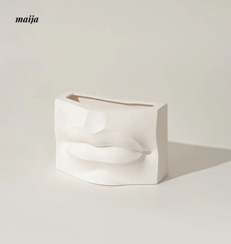 Michael Facial Feature Ceramic Vase from URFF