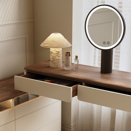 QUANMU Valencia Chic Modern Storage Dressing Table from QUANMU