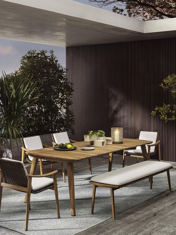 DIME GARDEN Lysander Elegant Nordic Outdoor Table Set from DIME GARDEN