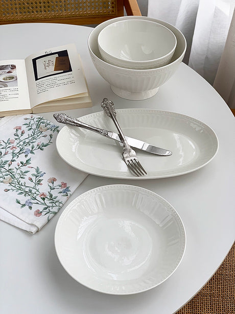 YASUKI Alaric Exquisite Beads Ceramic Soup Bowl from YASUKI