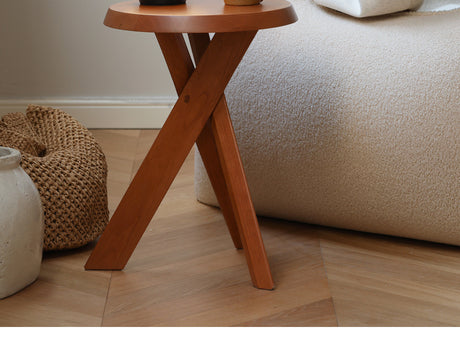 HANKE Zephyra Sleek Natural Wood Minimalistic Coffee Table from HANKE
