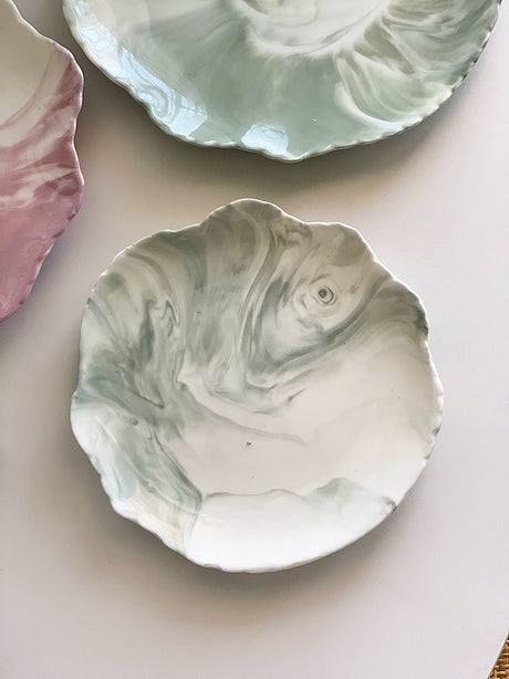 YASUKI Oliver Modern Marble Design Ceramic Date Bowl from YASUKI
