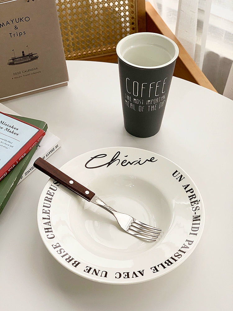 YASUKI Akira Elegant Matte Ceramic Coffee Grip Cup from YASUKI