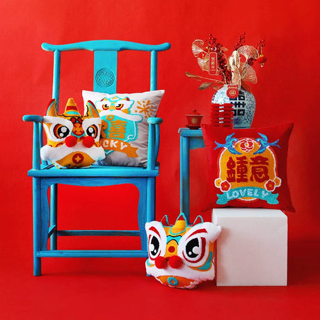 YOULI Mei-Ling Festive 3D Lion Pillow Sofa from YOULI