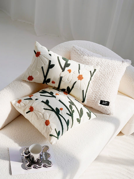 YOULI Penelope Plush Floral Rabbit Pillowcase from YOULI