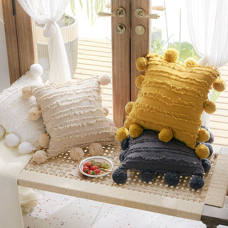 YOULI Amelia Elegant Solid Color Cushion Pillow from YOULI