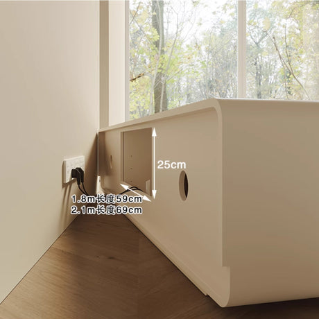 KOCU HOME Ulises Modern Minimalist Solid Wood TV Cabinet Coffee Table Combination from KOCU HOME