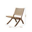 RATTAN CRAFTSMAN Folding Rattan Lounge Chair from RATTAN CRAFTSMAN