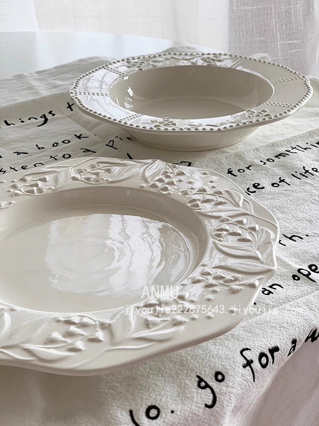 YASUKI Ainsley French Middle-Ancient Wind Blinds - Ceramic Date Decor from YASUKI