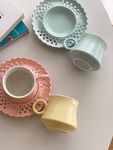 YASUKI Leonardo Elegant Ceramic Tea Cup from YASUKI