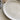 YASUKI Aria Elegant Pure White Ceramic Plate from YASUKI