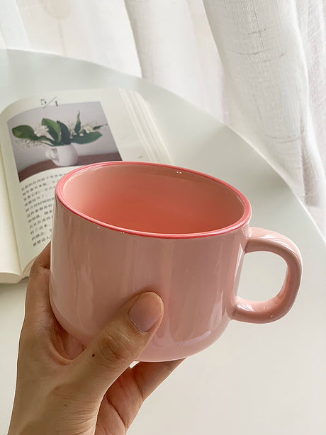 YASUKI Arabella Fuchsia Capacious Ceramic Coffee Mug 300ml from YASUKI