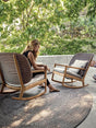 RATTAN SPACE Montpelier Waterproof High Chair with Sun Protection from RATTAN SPACE