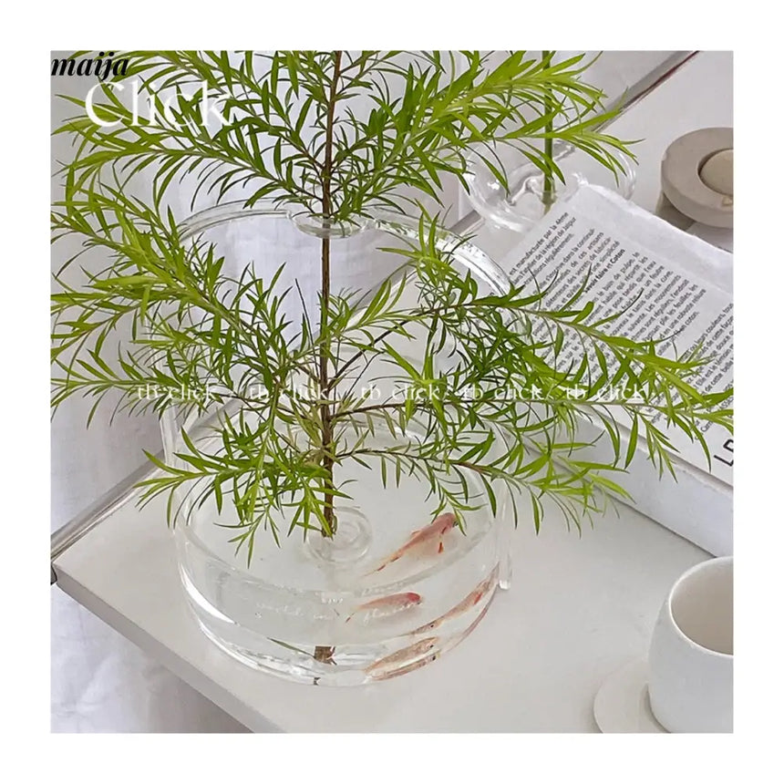 Acrylic Dish Vase from CLICK