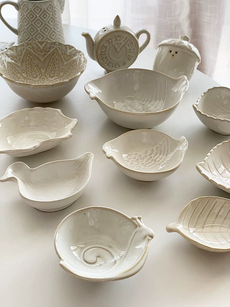 YASUKI Isabella Retro Elegant Ceramic Sauce Bowl from YASUKI