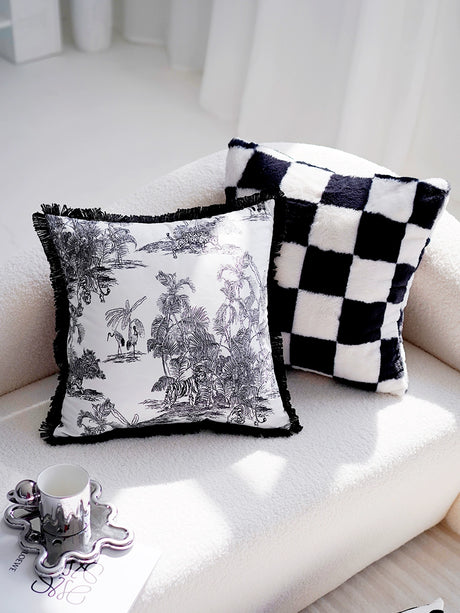 YOULI Theodore Elegant Black Pillowcase Sofa Set from YOULI