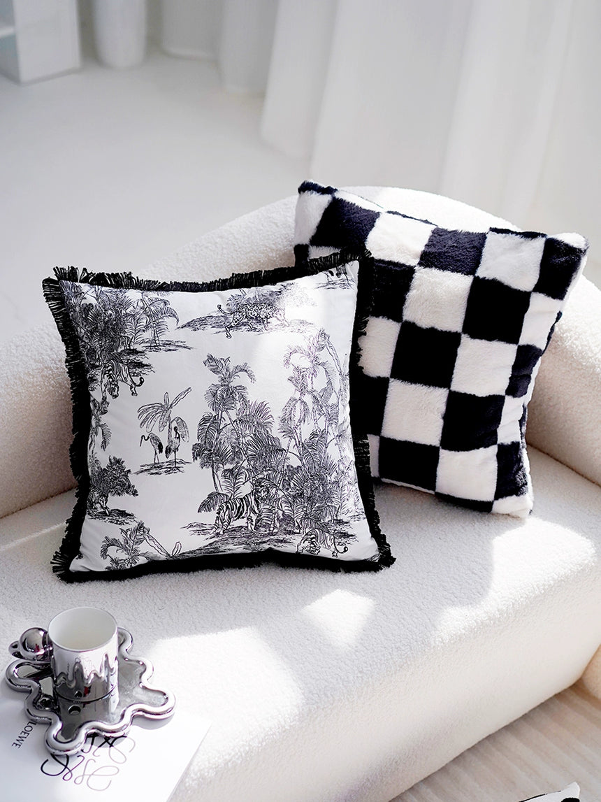 YOULI Theodore Elegant Black Pillowcase Sofa Set from YOULI