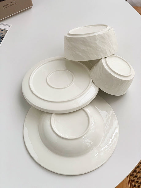 YASUKI Eleanor Elegant Nordic Stoneware Soup Bowl from YASUKI