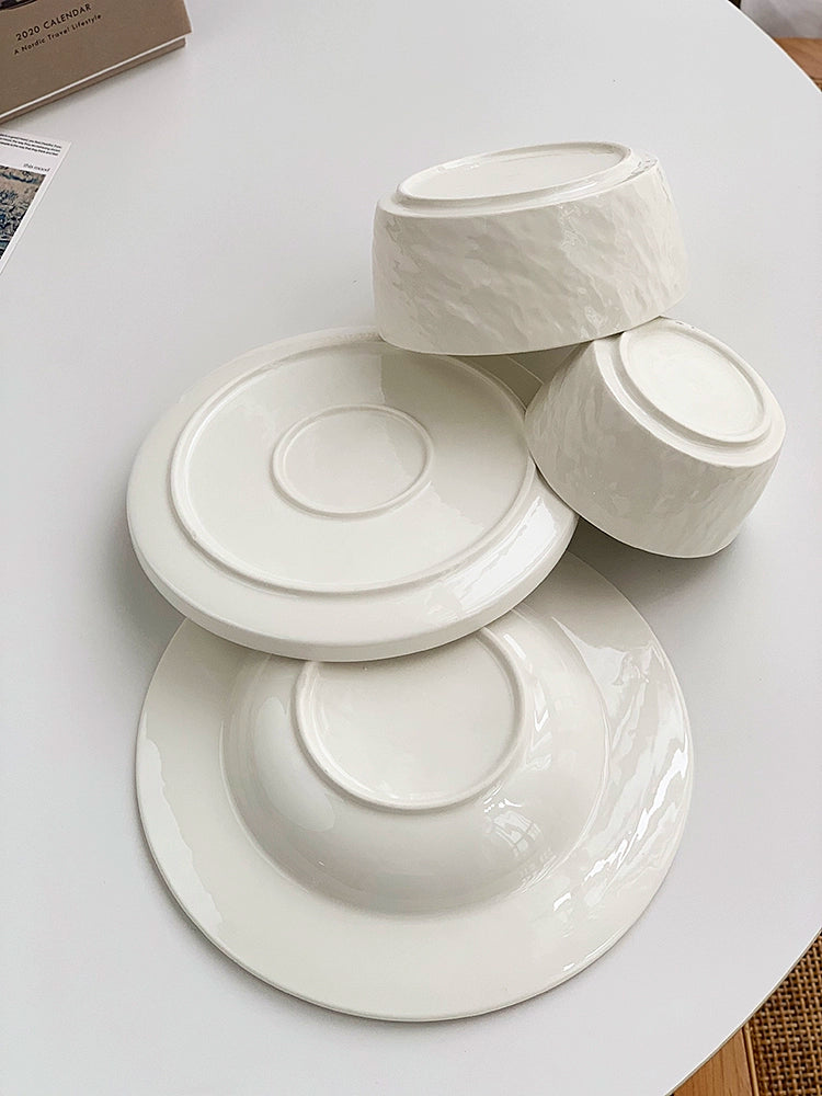 YASUKI Eleanor Elegant Nordic Stoneware Soup Bowl from YASUKI