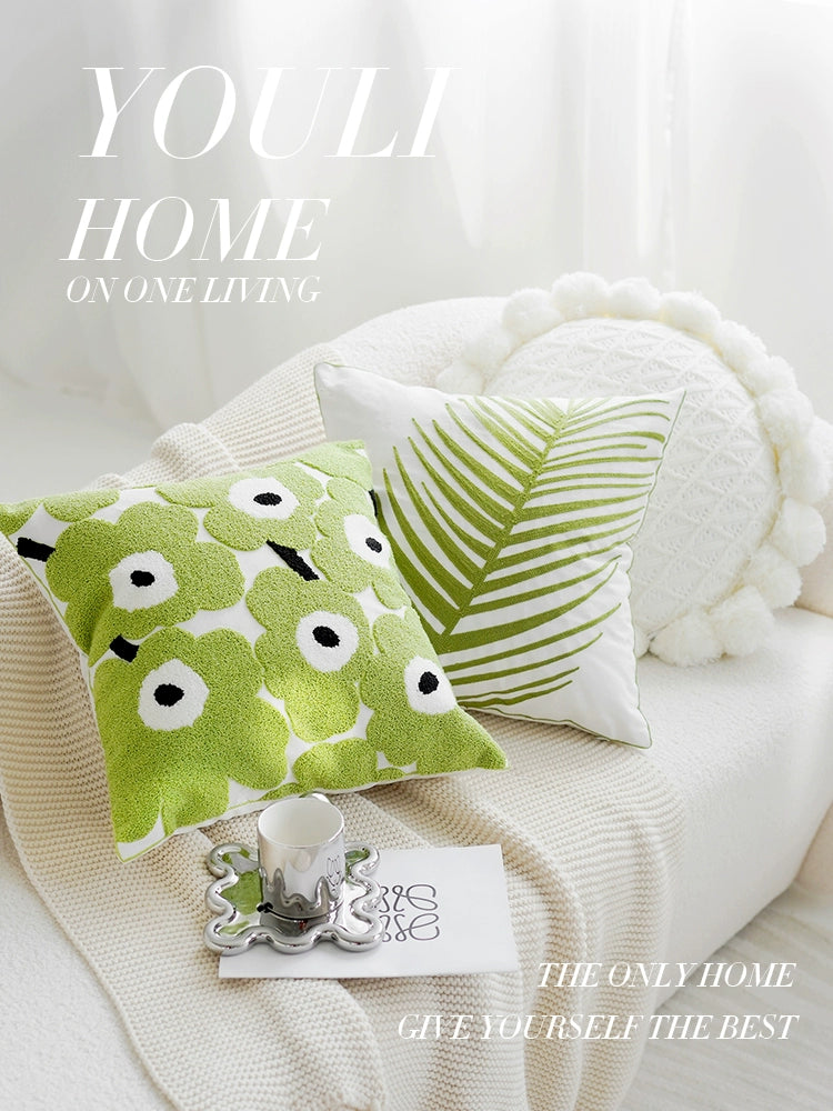 YOULI Penelope Creamy Cute Floral Pillowcase from YOULI