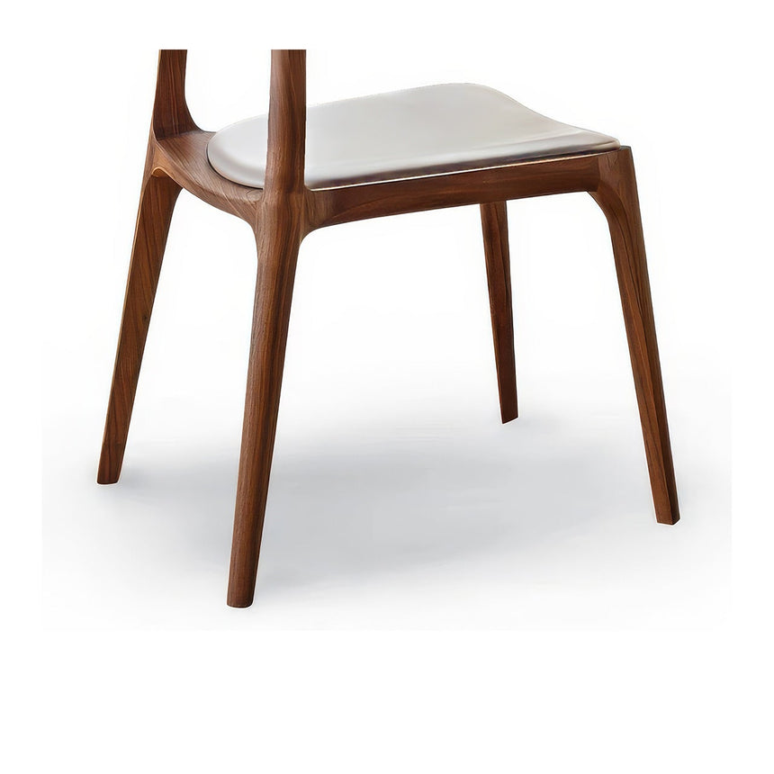 QUANMU Isadora Elegant Black Walnut Dining Chair from QUANMU