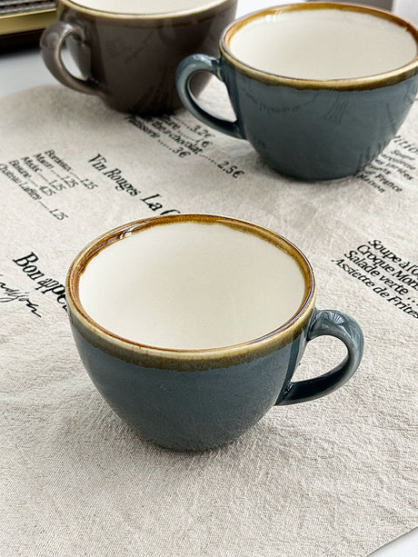 YASUKI Evangeline Vintage French-Inspired Ceramic Tea Cup from YASUKI