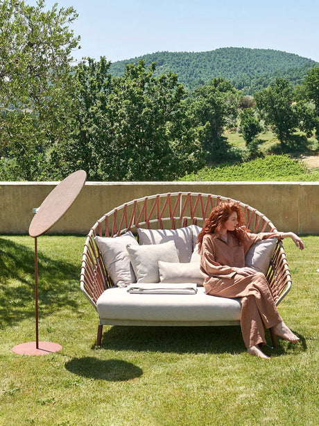 DIME GARDEN Oslo Serenity Light Luxury Rattan Sofa Chair from DIME GARDEN