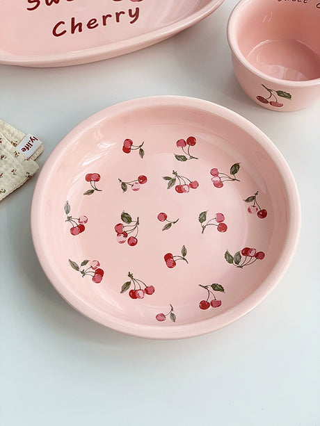 YASUKI Haruto Adorable Pink Bunny Ceramic Bowl from YASUKI