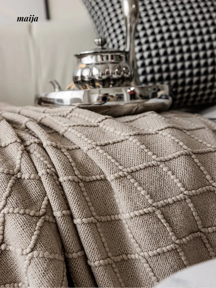 Rhombus Tassel Throws from hellolife