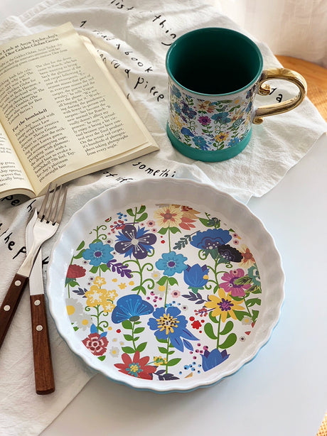 YASUKI Livia Elegant Floral Ceramic Cup from YASUKI