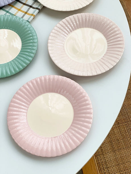 YASUKI Jasper Delicate INS Lace Dessert Plate from YASUKI