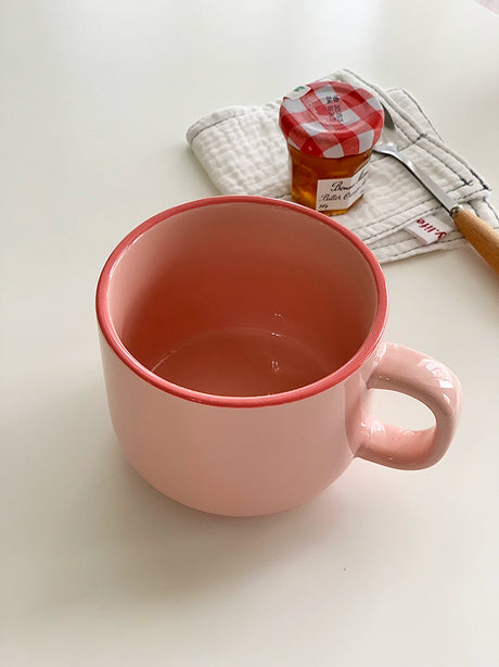 YASUKI Arabella Fuchsia Capacious Ceramic Coffee Mug 300ml from YASUKI