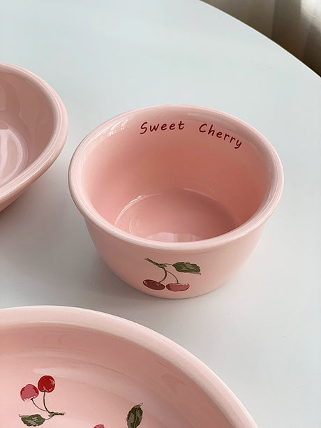 YASUKI Haruto Adorable Pink Bunny Ceramic Bowl from YASUKI
