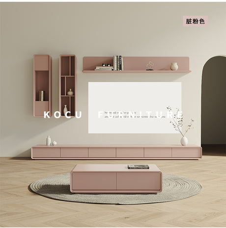 KOCU HOME Isolde Minimalist Customizable TV Cabinet Coffee Table Combination from KOCU HOME