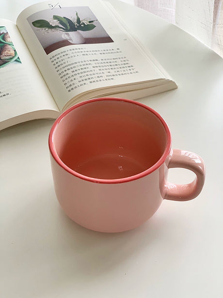 YASUKI Arabella Fuchsia Capacious Ceramic Coffee Mug 300ml from YASUKI