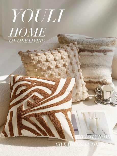 YOULI Marcellus Creamy Soft Retro Sofa Pillow Set from YOULI