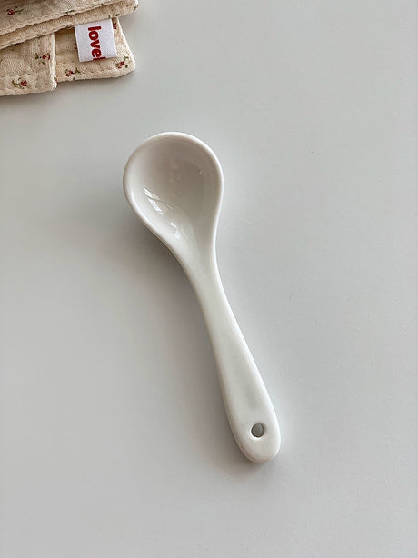 YASUKI Makoto Adorable Cartoon Ceramics Soup Spoon from YASUKI