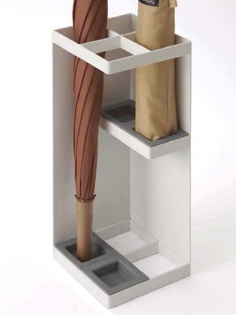 SUCO Akihiko Stylish White Umbrella with Storage System Home Use from SUCO