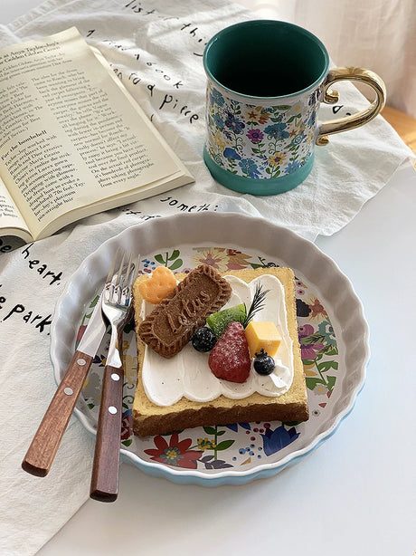YASUKI Livia Elegant Floral Ceramic Cup from YASUKI