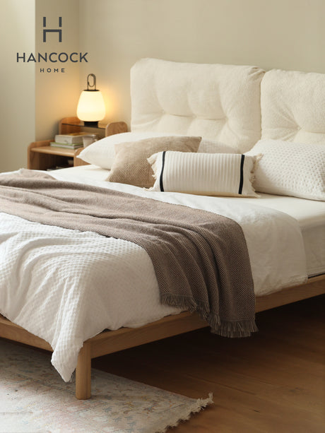 HANKE Elowen Luxurious Solid Wood Cloud Bed from HANKE
