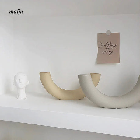 Matte Ring Vase from maija
