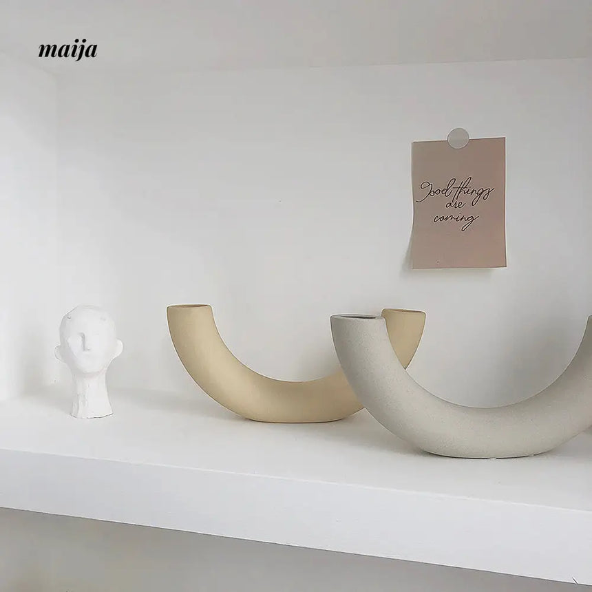 Matte Ring Vase from maija