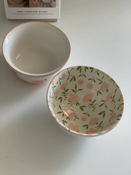 YASUKI Elowen Elegant Floral Design Bowl Set from YASUKI