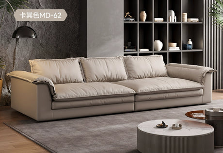 FASATI Jasper Luxurious Deep-Seat Leather Sofa from FASATI