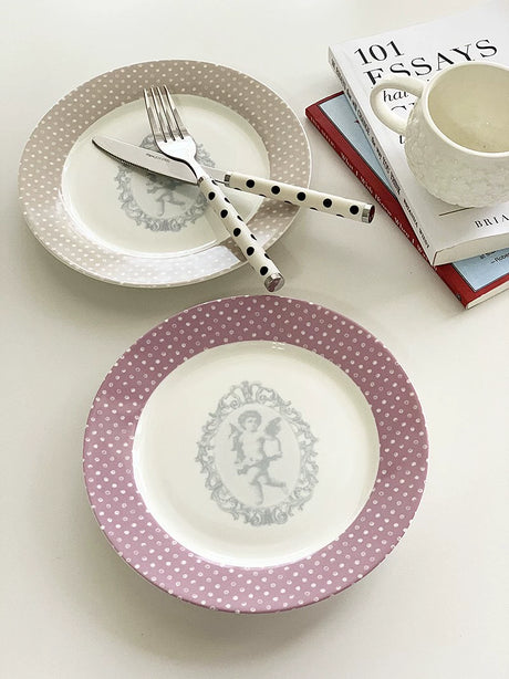 YASUKI Elowen Elegant Ceramic Dinner Plate from YASUKI