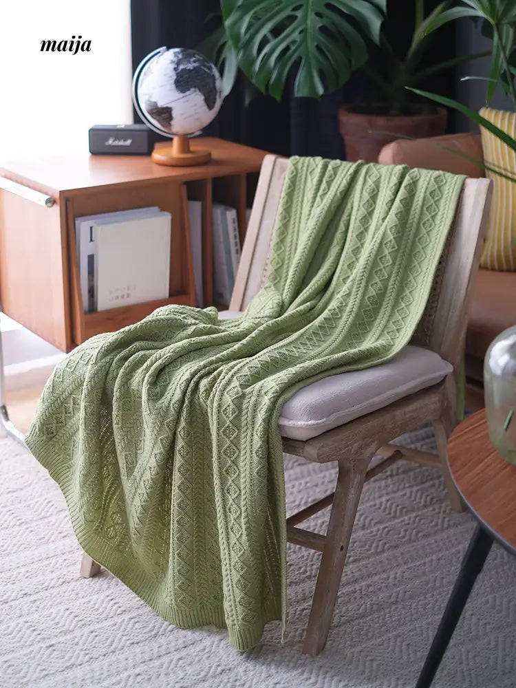 Rib Knit Throw & Cushion from maija